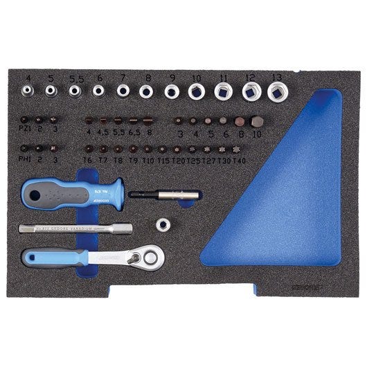 Gedore 2835932 1100 CT1-350 Chisel set, in 1/2 L-BOXX 136 Module