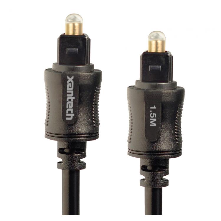 Xantech XT-EX-TOS-1-5 Optical Audio Cable