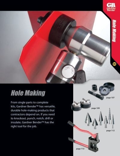 Hole Making